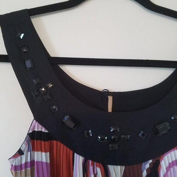 Eyeshadow retro pleated dress sz S - Picture 4 of 7